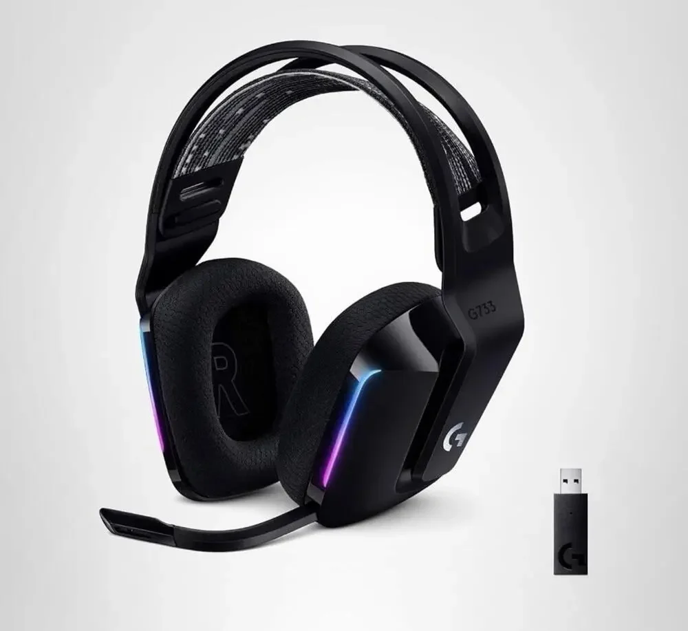 Logitech G733 Wireless Gaming Headset - Black