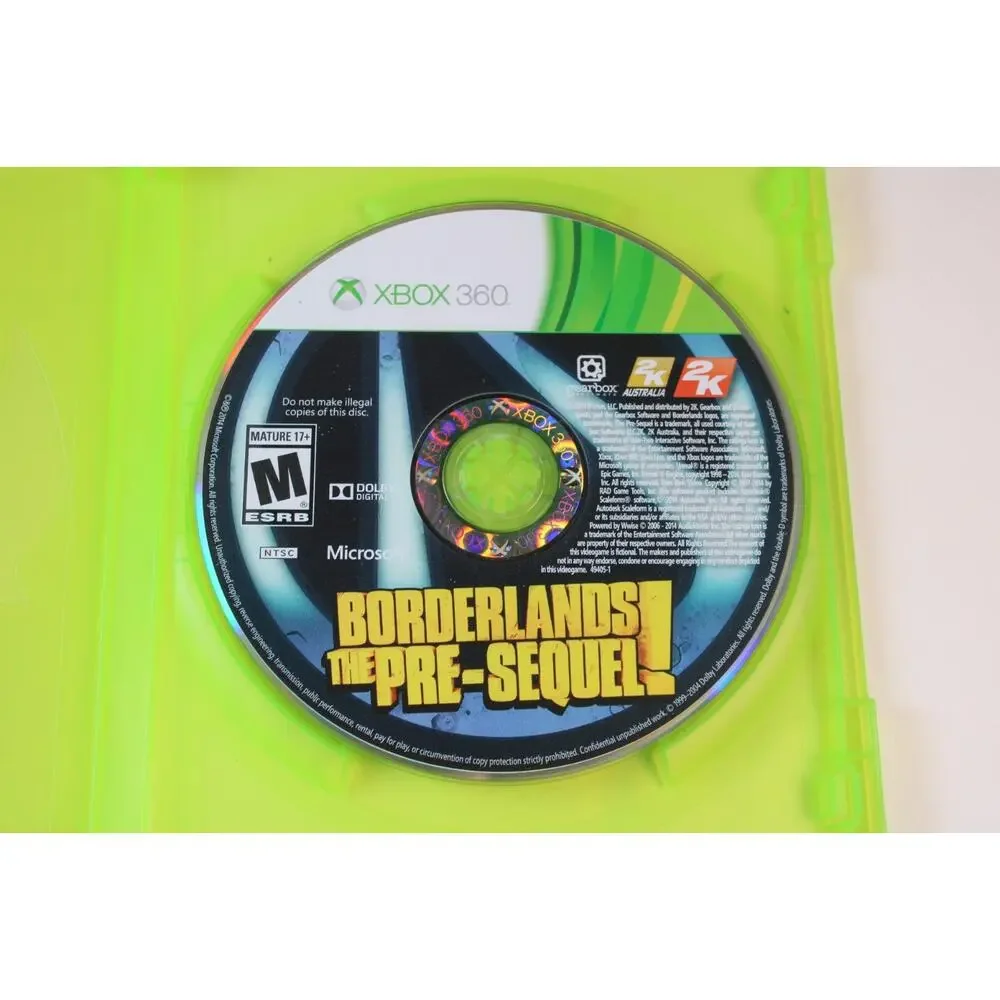3 game bundle/lot: Borderlands 1&2 Pre-Sequel (Microsoft Xbox 360) Tested