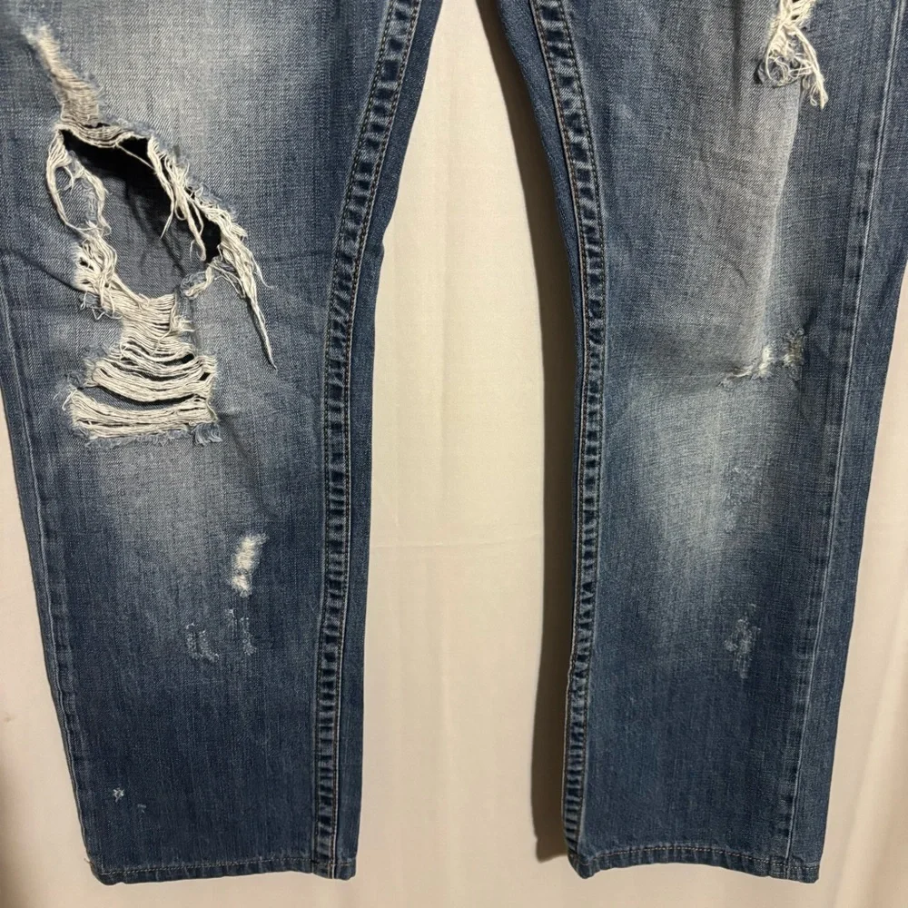 True Religion size 36 Ripped Denim Jeans