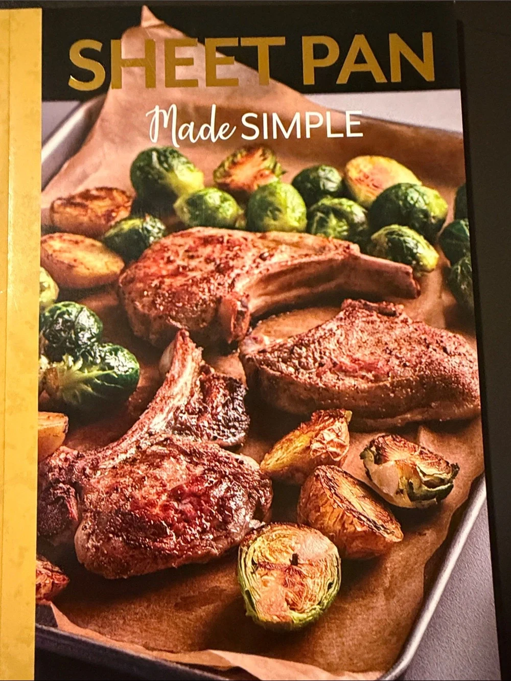 Simple Cookbooks Set of 4 collectable - Yellow, Pink, Blue, Brown Covers