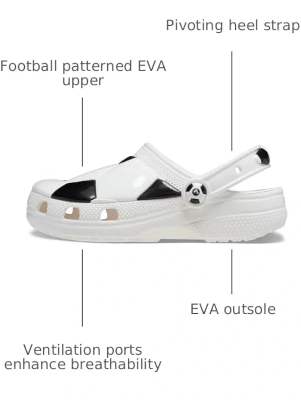 CROCS material lightweight playful