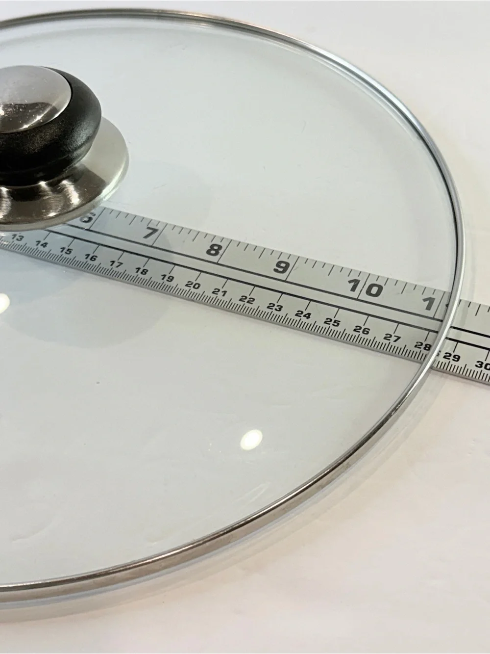 Tempered Glass Pot Lid Set 8” & 10” Stainless Steel Rim Replacement Covers