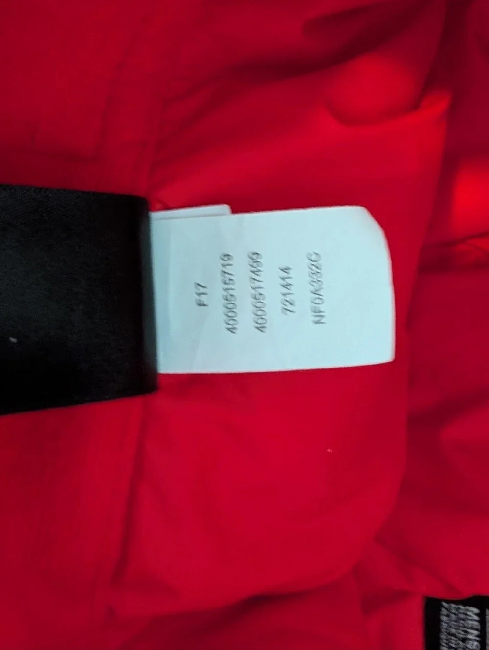 The North Face pants holes