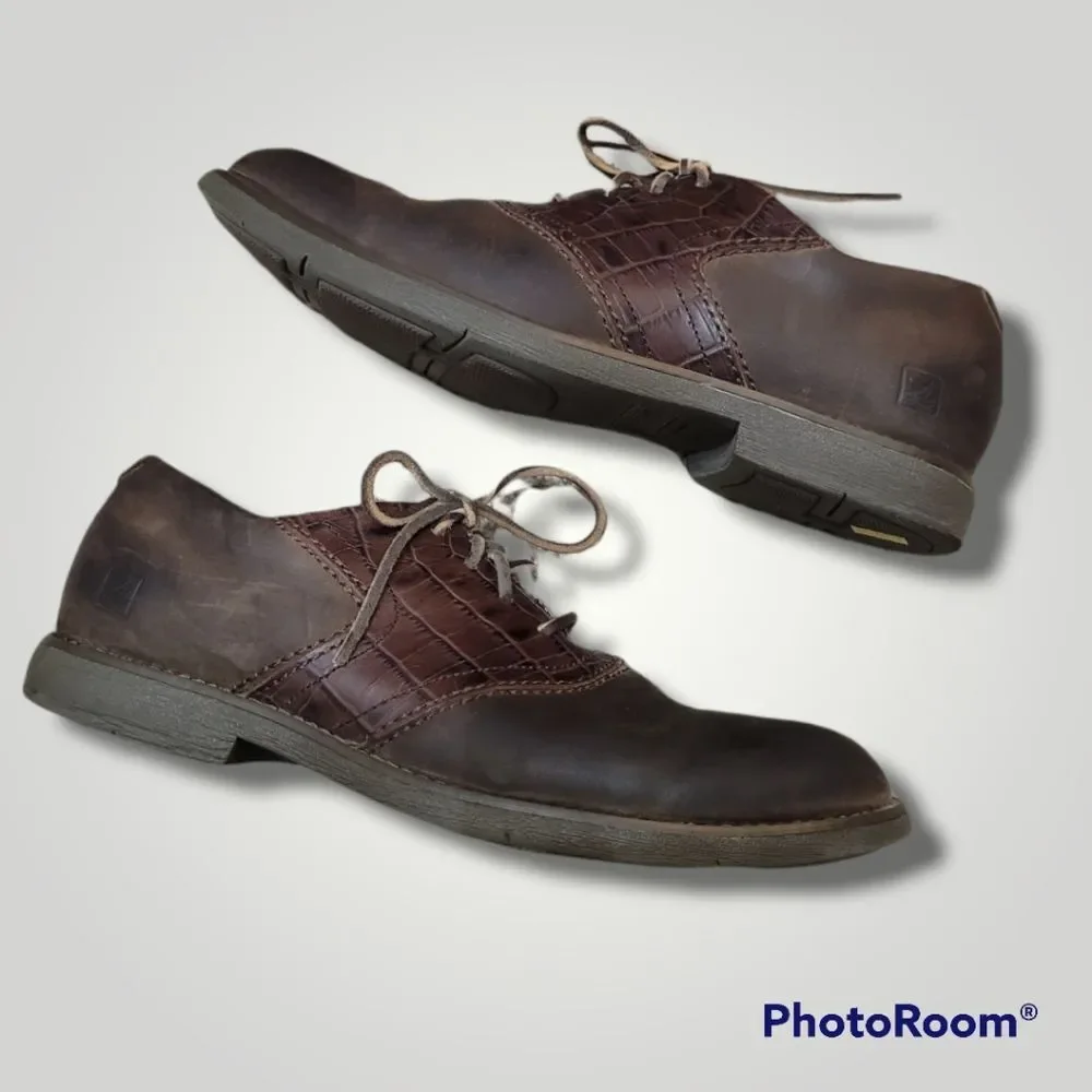 Sperry Leather Saddle Shoes