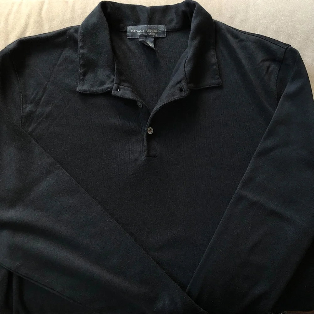 Banana‎ Republic long sleeved polo