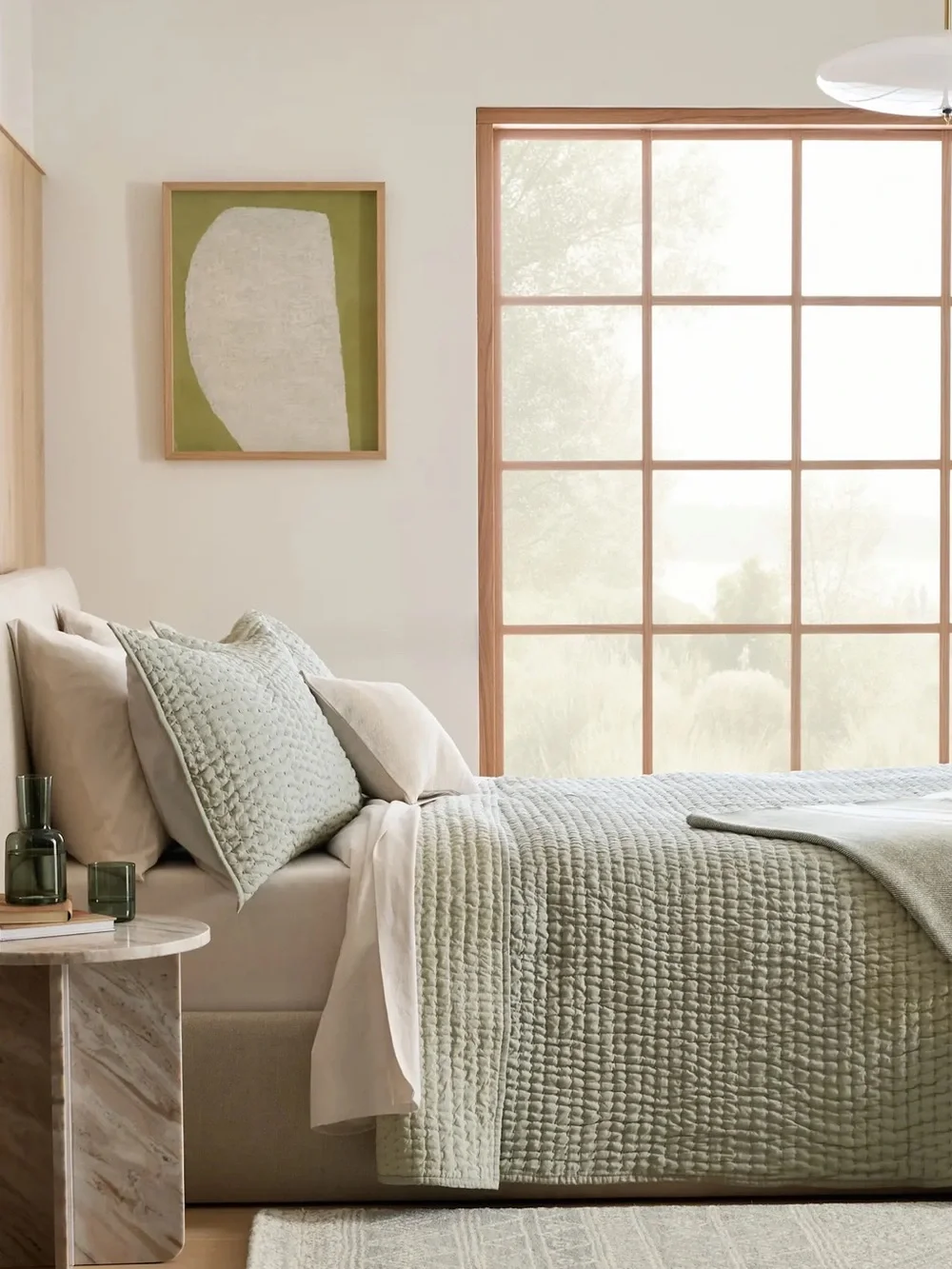 Quince includes quilt