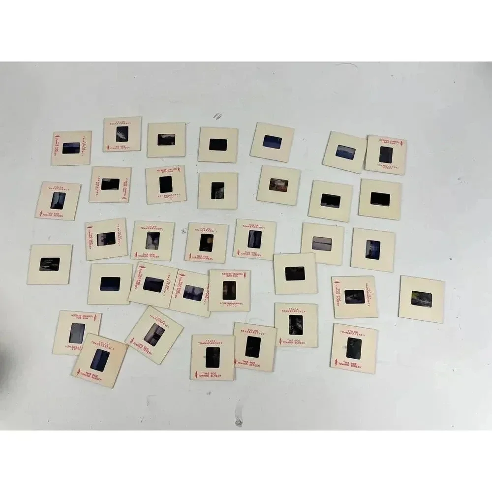 Lot of‎ 35 VTG 35mm Film Slides Vacation Family Lake Boat River Photos Variety