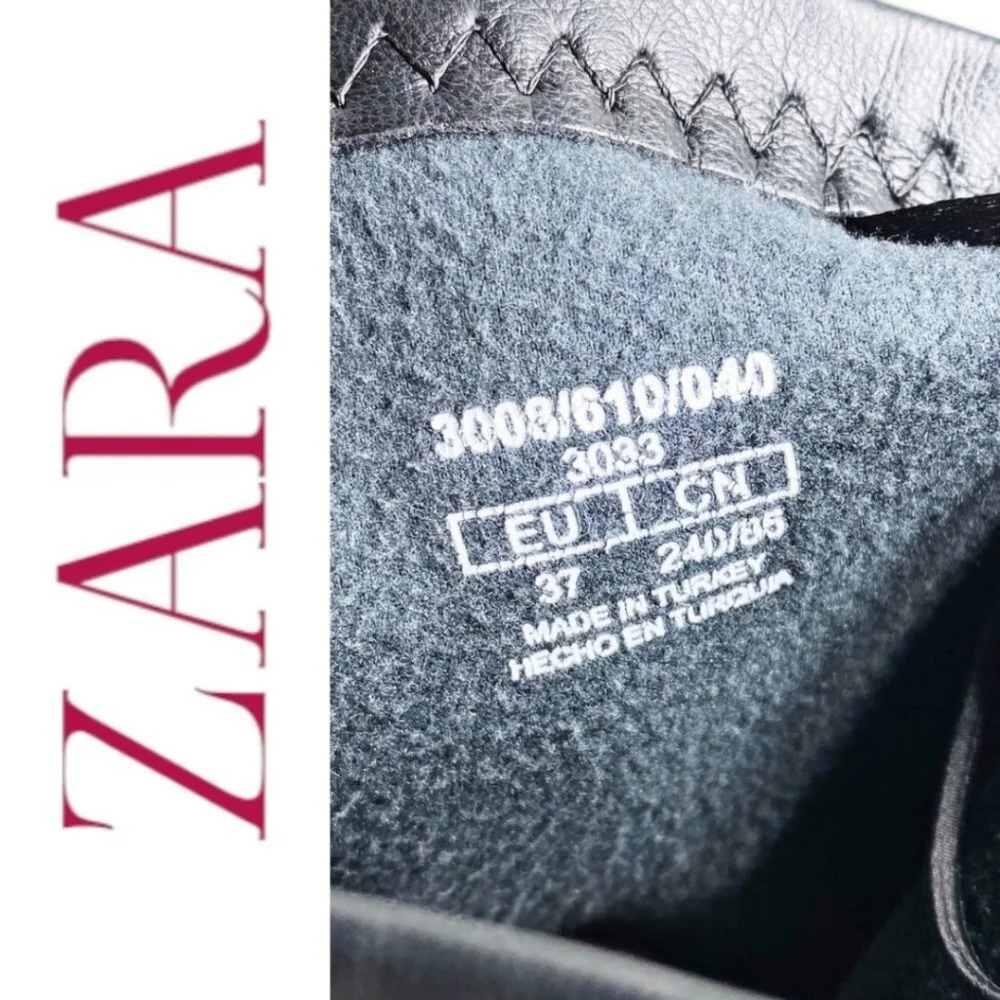 Zara Black Sleek Over-the-Knee Boots