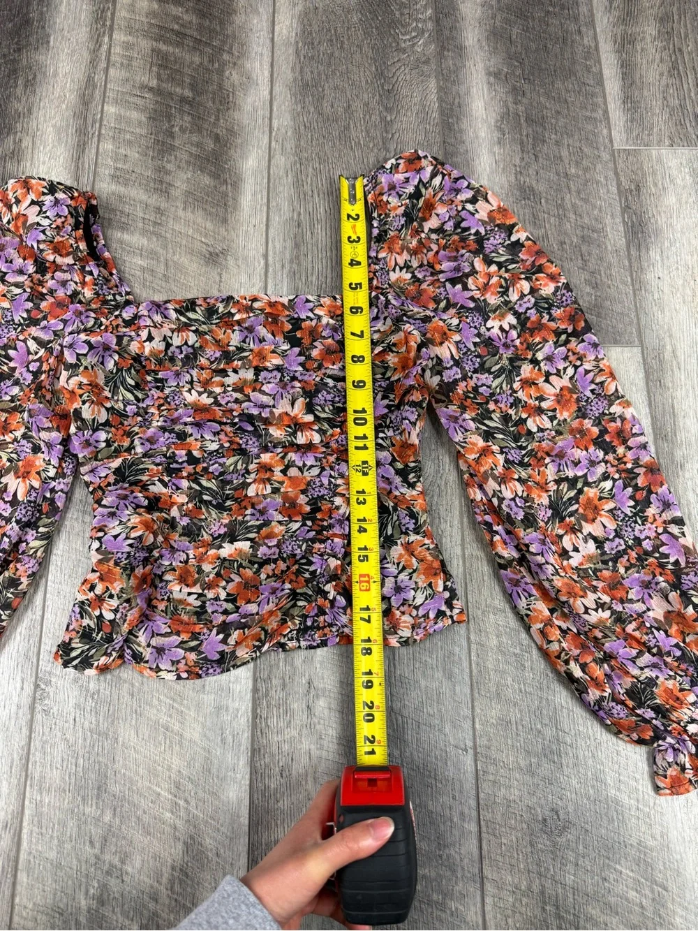 ASTR Black Floral Blouse‎