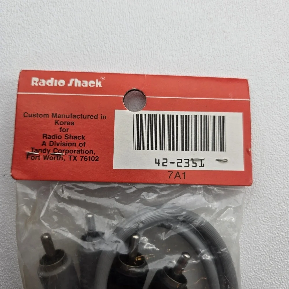 RCA equipment holes original