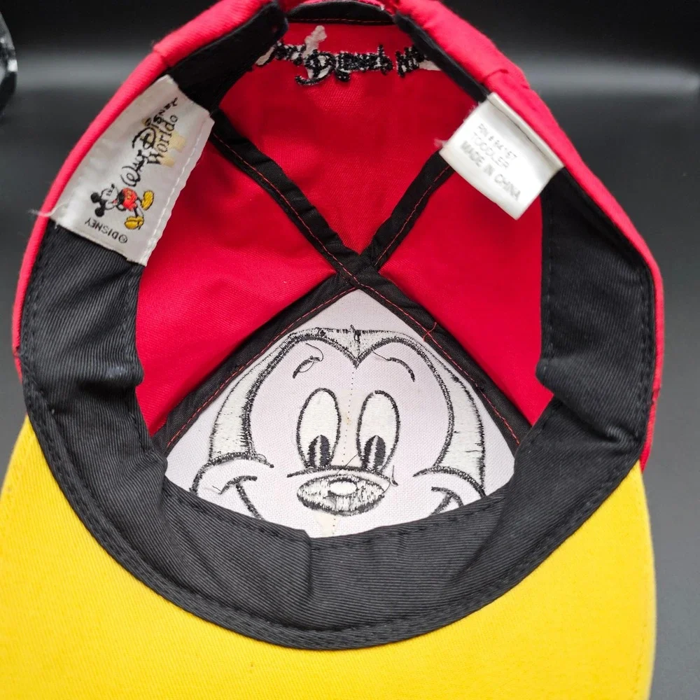 Kids Toddler Disney Walt Disney World Mickey Mouse‎ Red Yellow Baseball Cap