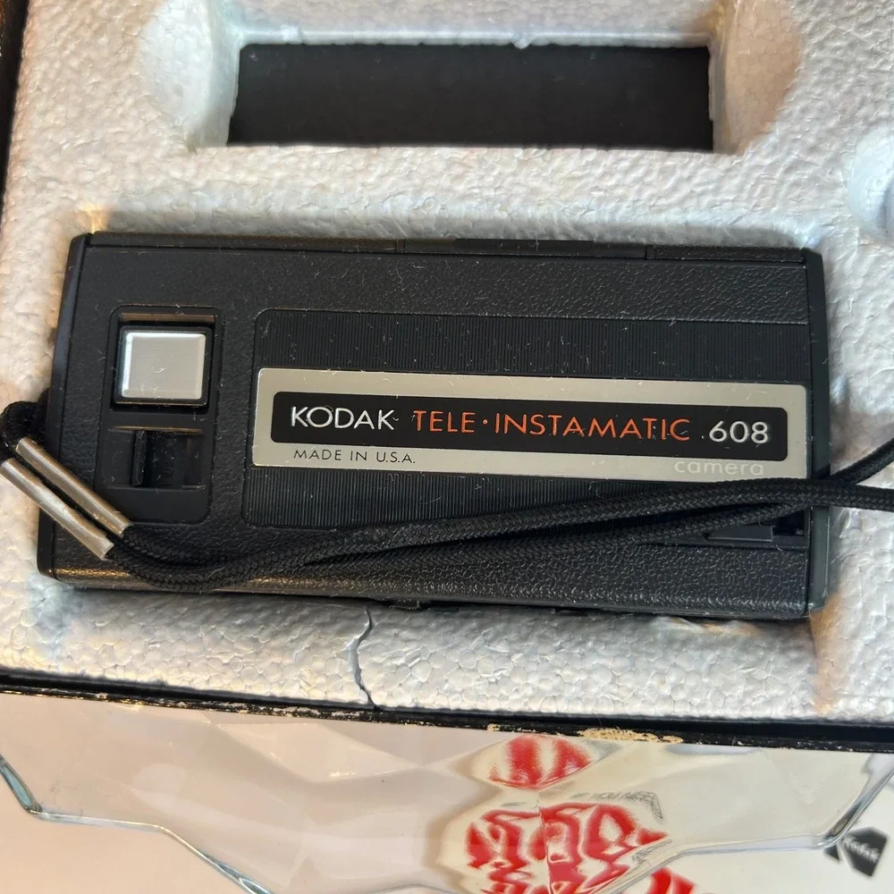 Vintage Kodak‎ Tele Instamatic 608 Camera Outfit Retro Photography Collectible