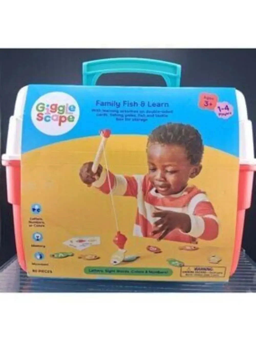 Gigglescape Family Fish & Learn‎ Educational Fishing Game Set