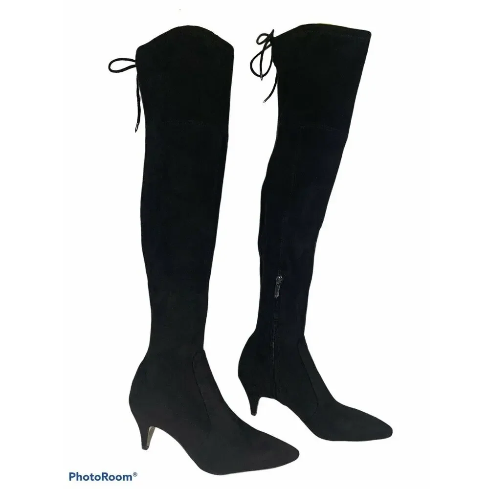Sam‎ Edelman Kristie Over the Knee Boot black suade