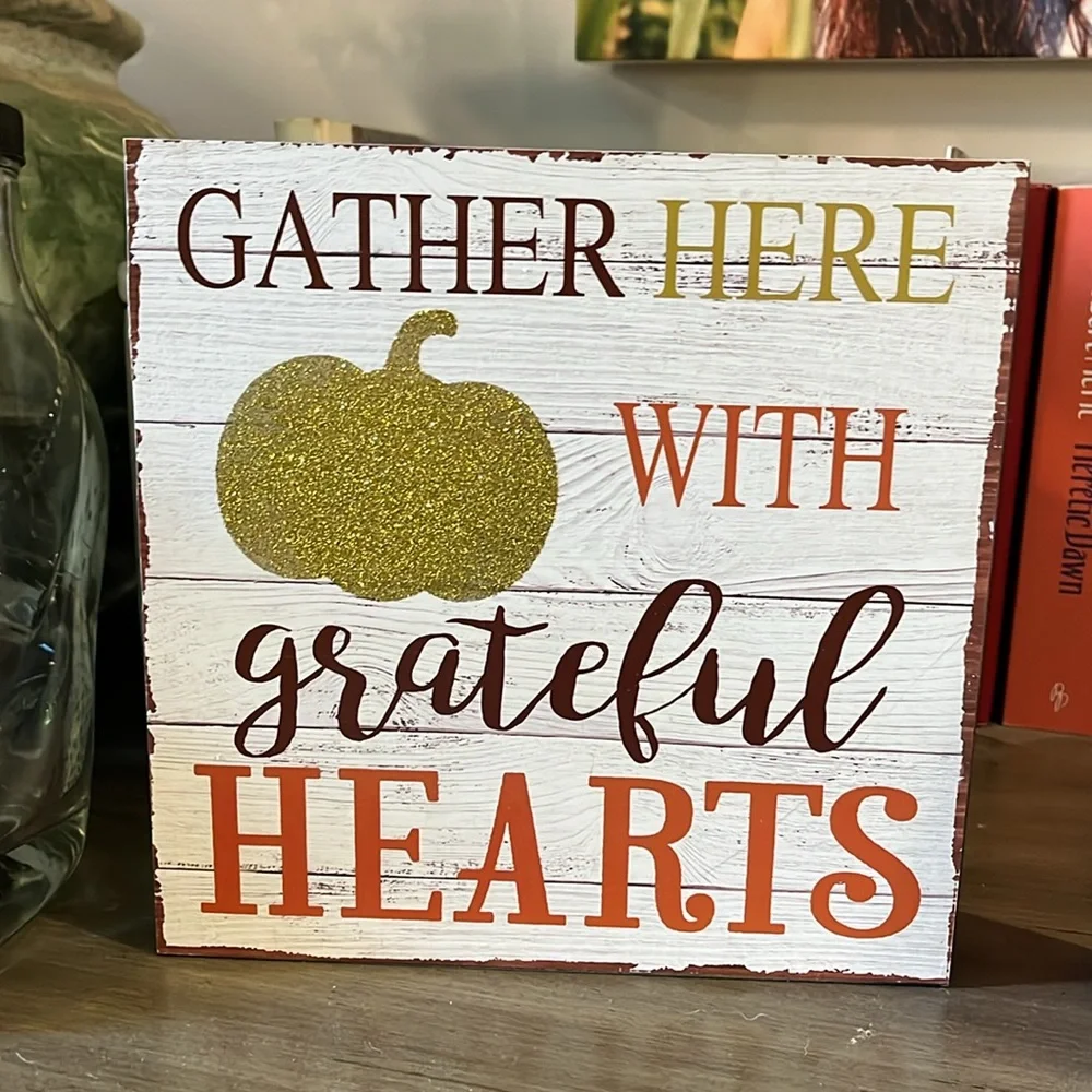 AUTUMN RUSTIC WOOD WALL DECOR SET OF TWO