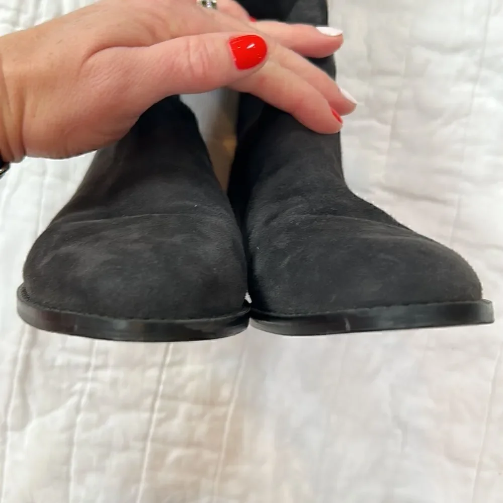 Stuart Weitzman Reddy 5050 Suede Over-The-Knee Boots, Black size 6.5 women EUC