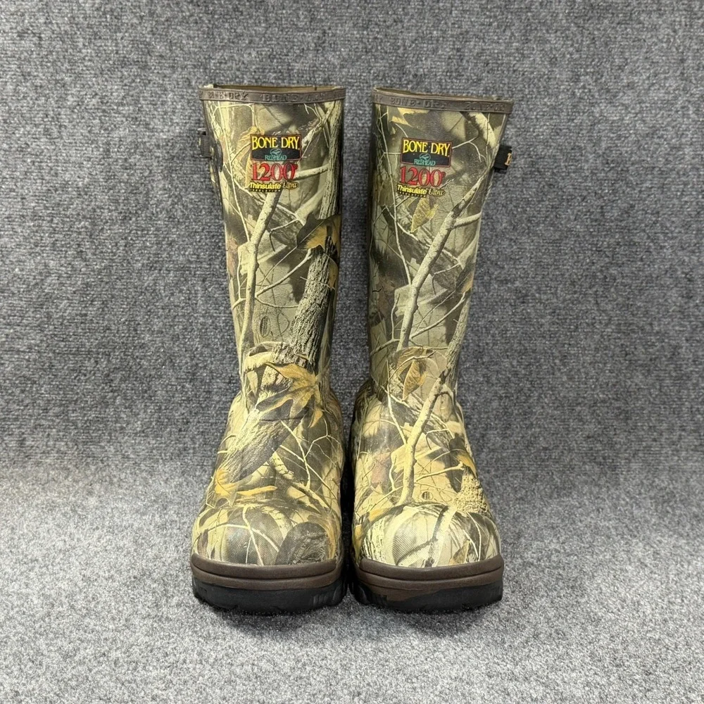Redhead Bone Dry Boots Men's 10 1200G Thinsulate Waterproof Camo Hunting Fishing