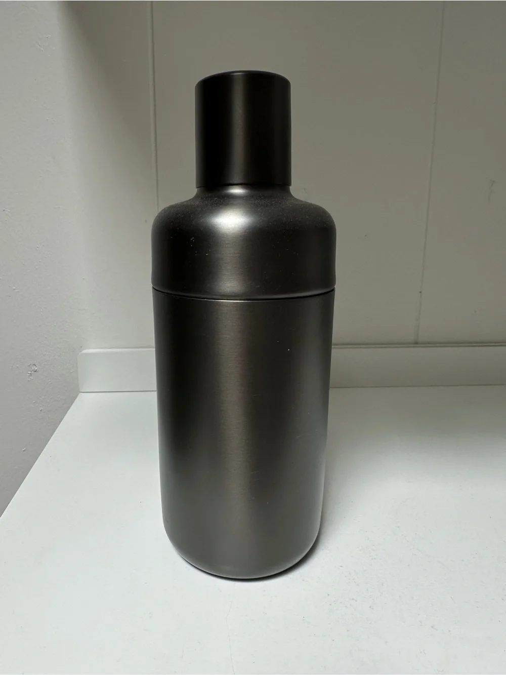 Graphite Fenton Cocktail Shaker | Crate & Barrel