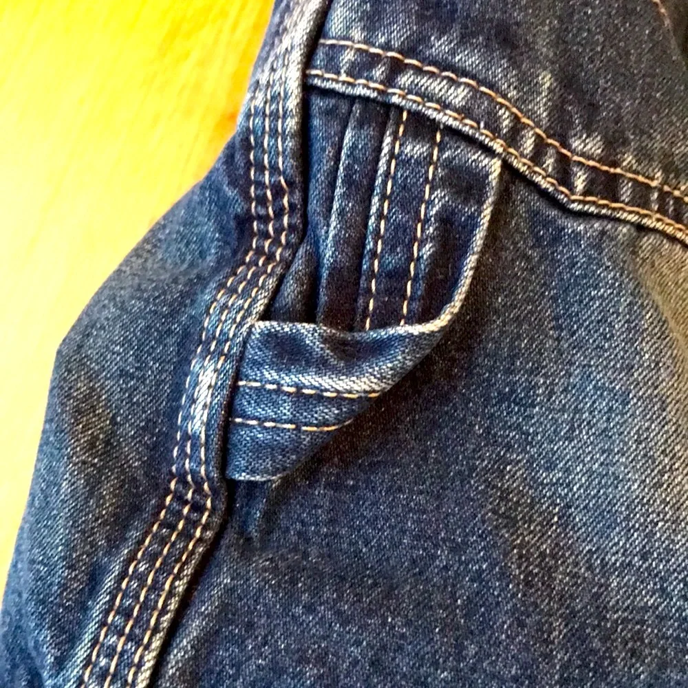 Vintage Gap boy’s 4 heavy duty adjustable waist denim carpenter jean shorts EUC