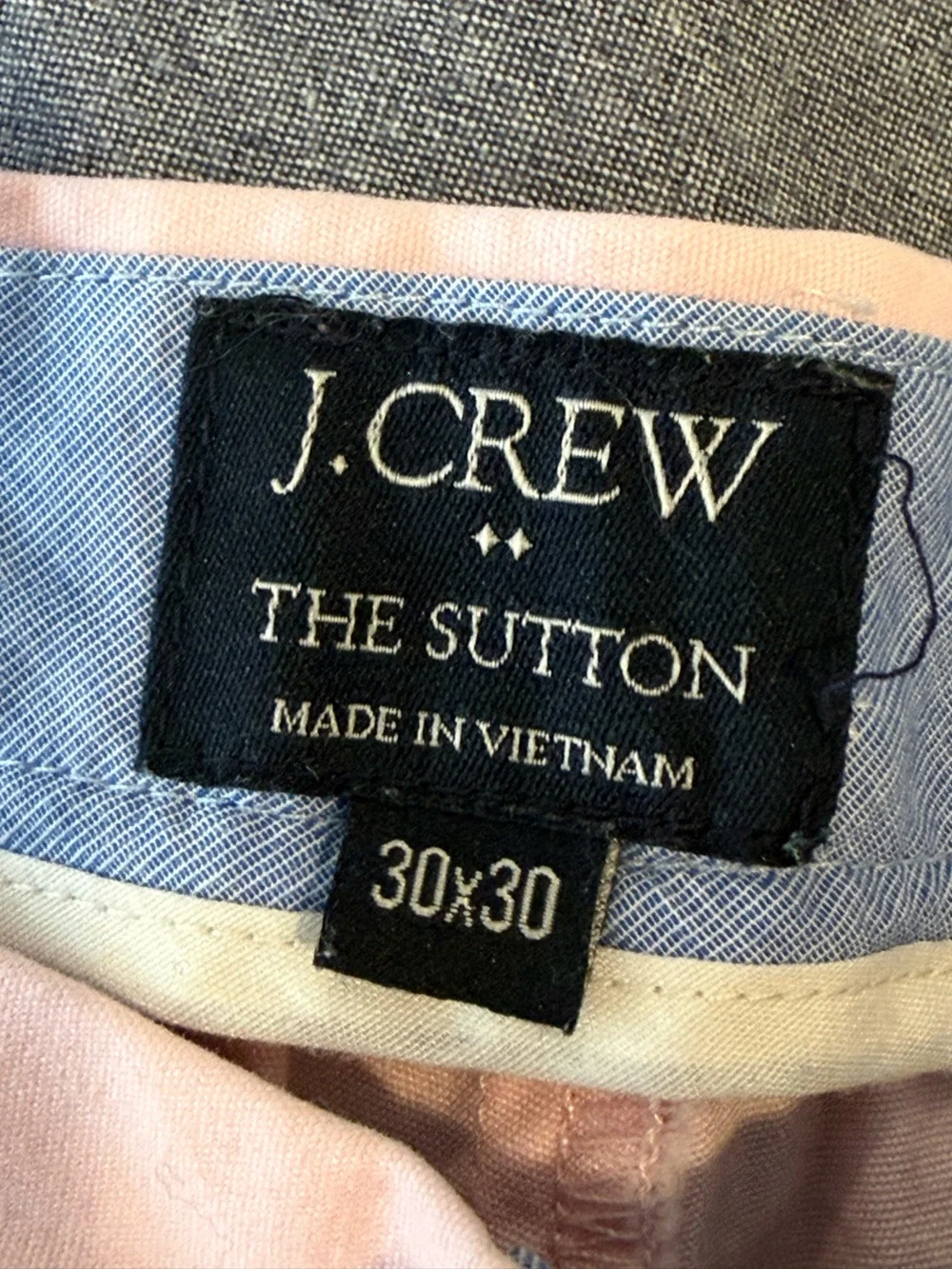 Men's J Crew Sutton Summerweight Pink Chino Pants
