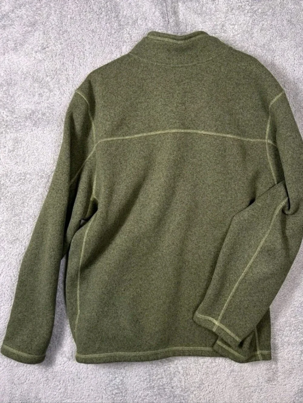 The North Face Gordon Lyons  Green Half-Zip Fleece Pullover
