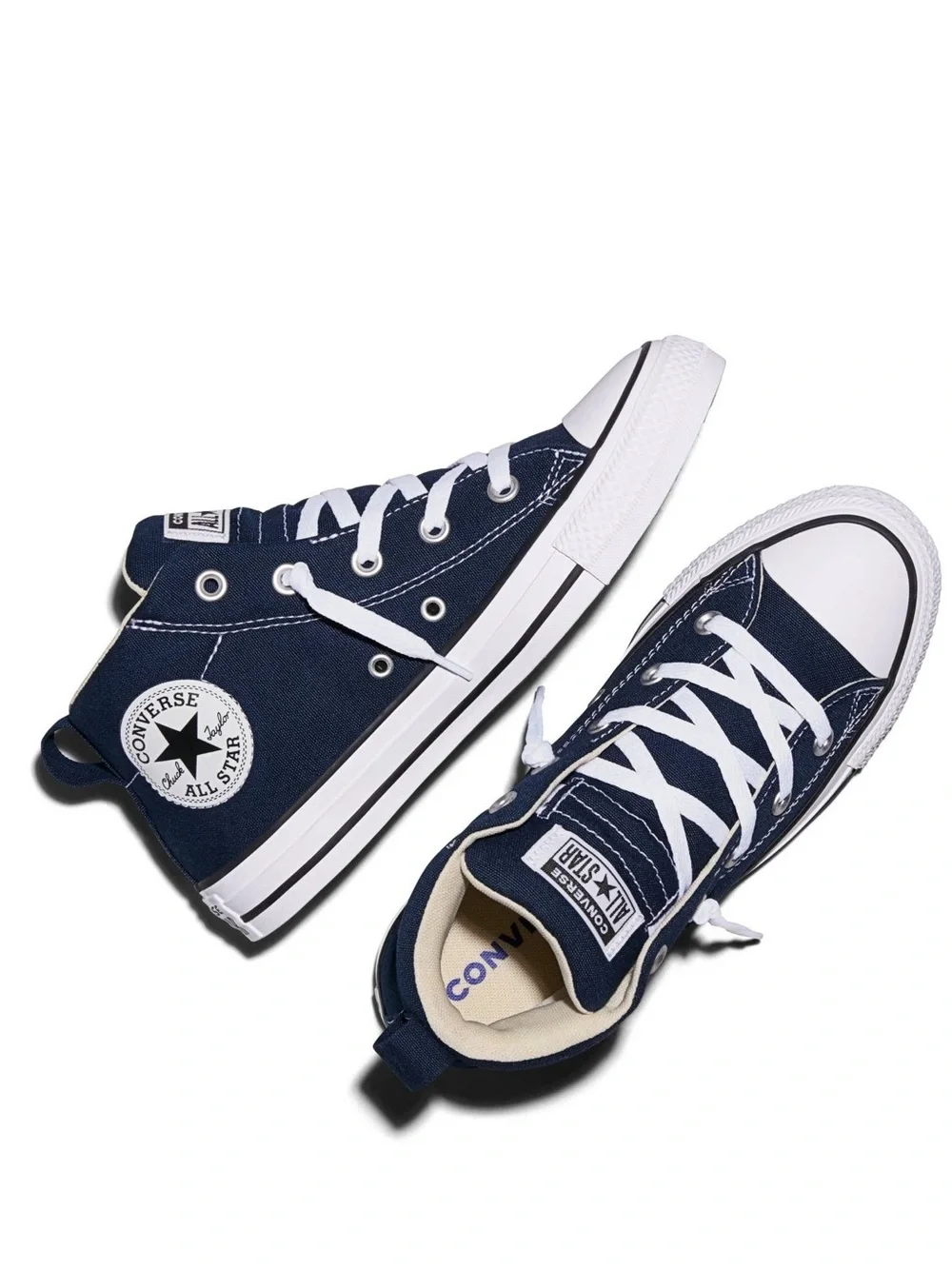 Converse Kids' Street Ox Mid Top Sneakers - Navy retail $68