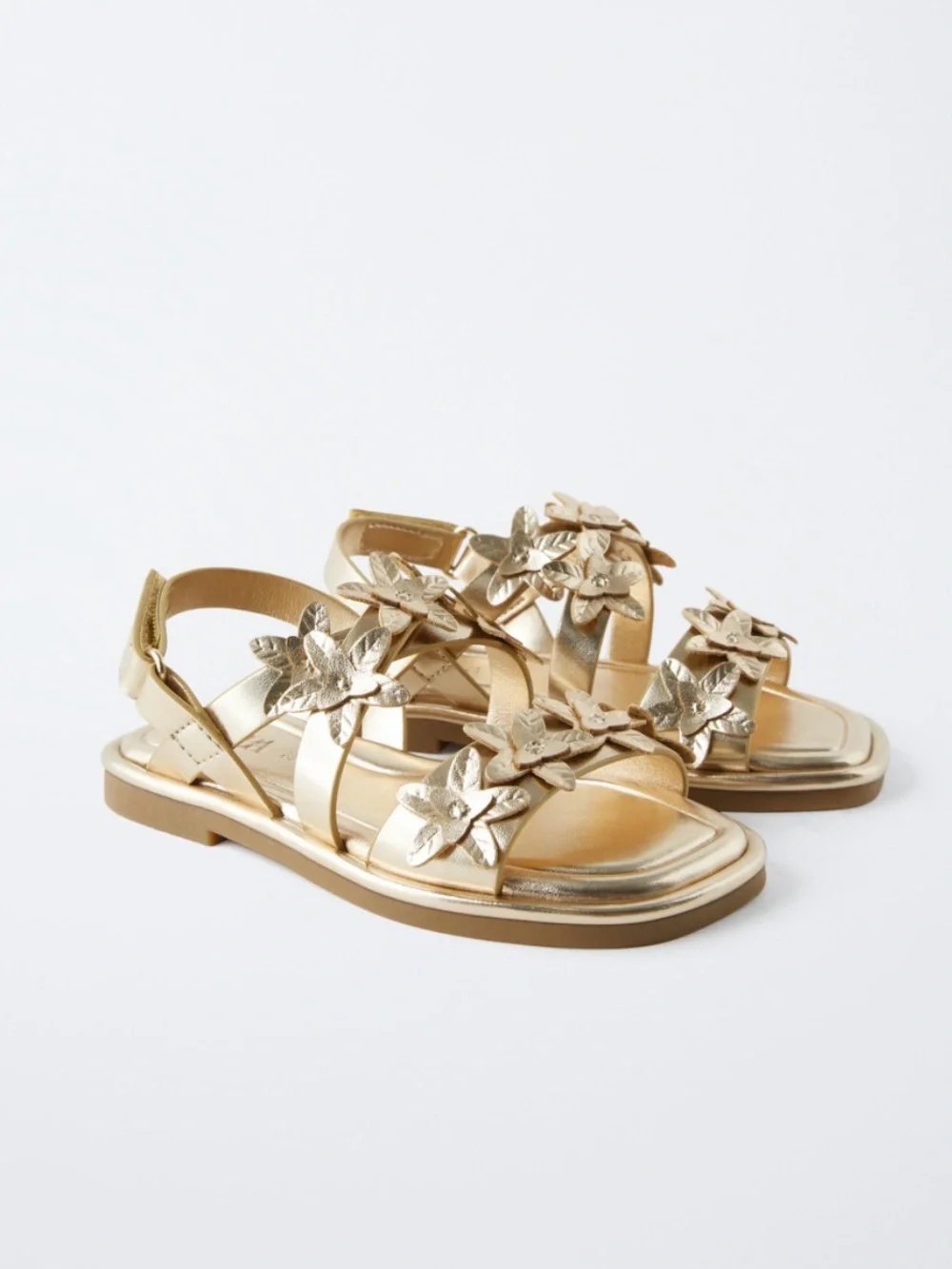 Zara metallic gold