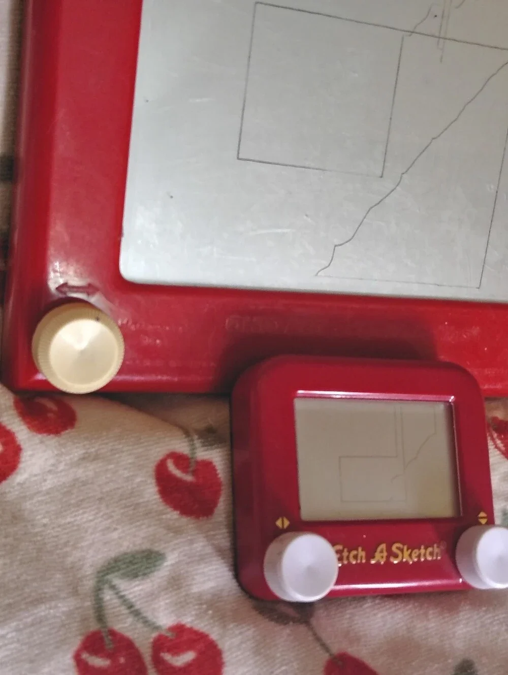 Vintage Ohio Art Magic Etch A Sketch Screen No. 505 with Mini Companion