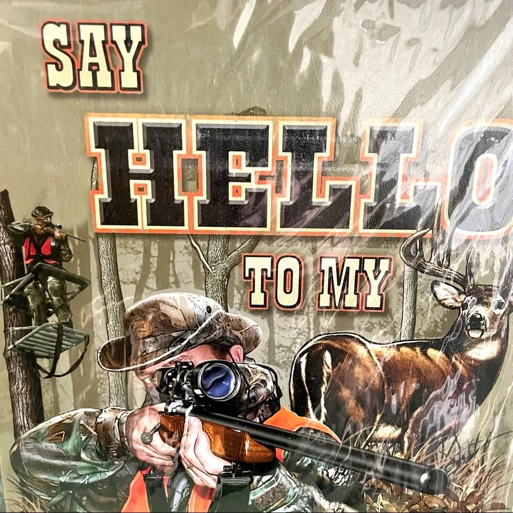 NEW Say Hello To My Little Friend Metal Sign