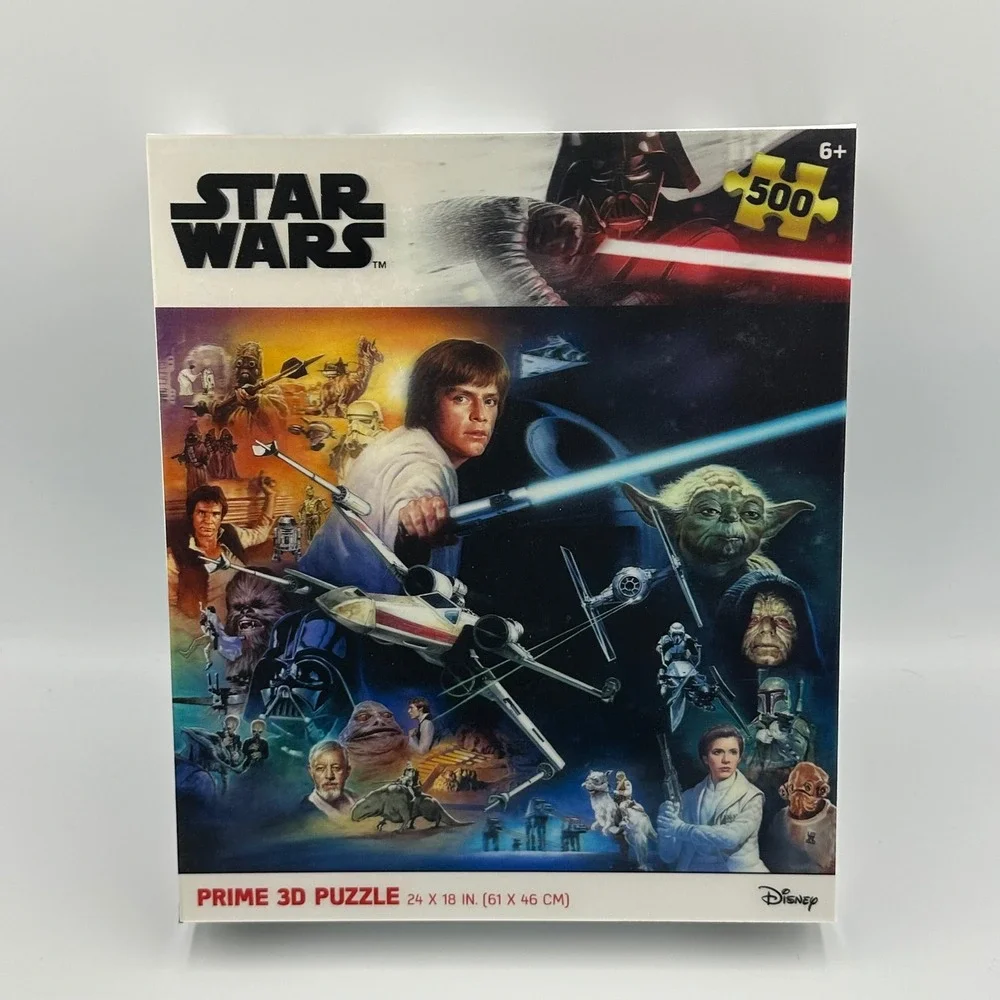 Star Wars Classic Trilogy‎ Prime 3D Puzzle 500 Piece New Sealed Disney+