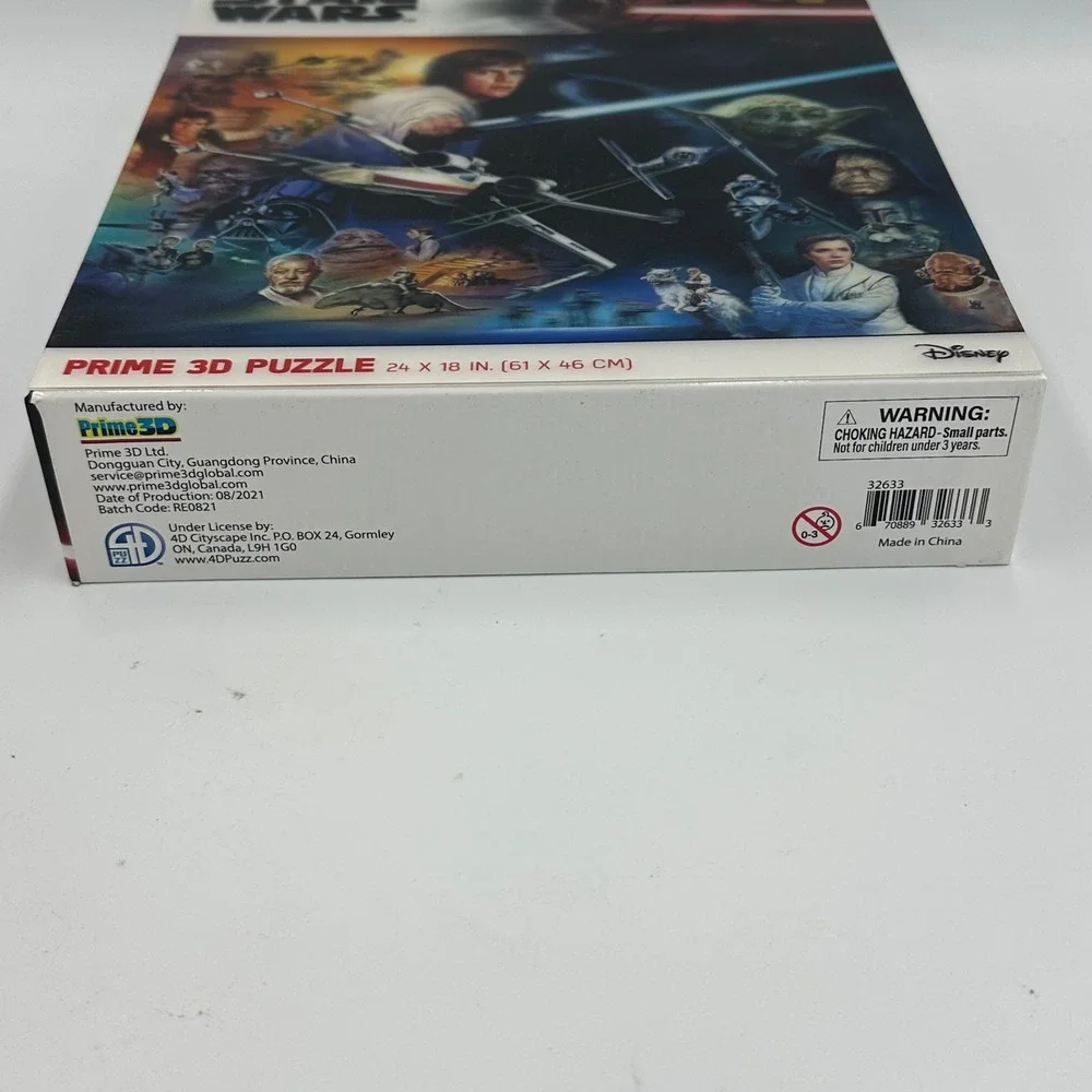 Star Wars Classic Trilogy‎ Prime 3D Puzzle 500 Piece New Sealed Disney+