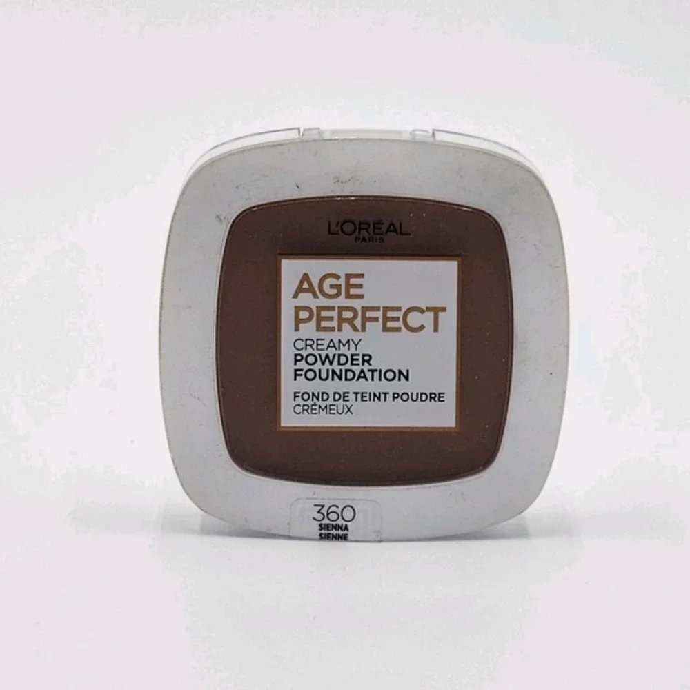 L'Oreal Paris Age Perfect Creamy Pressed Powder Foundation Sienna 360 New Sealed