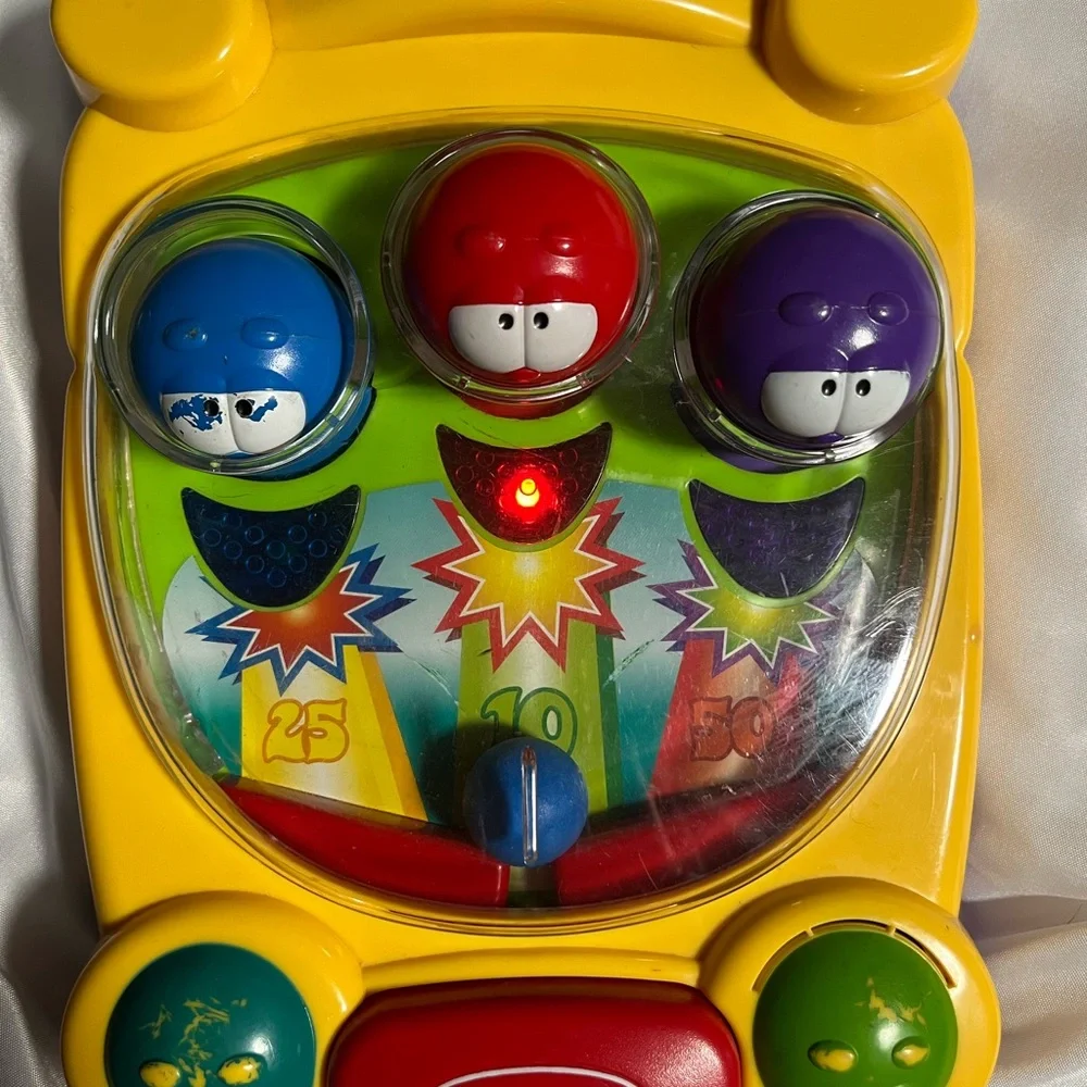 Vintage 2002‎ Playskool Poppin Bedbugs Pinball Toy Lights Sound Works Tested