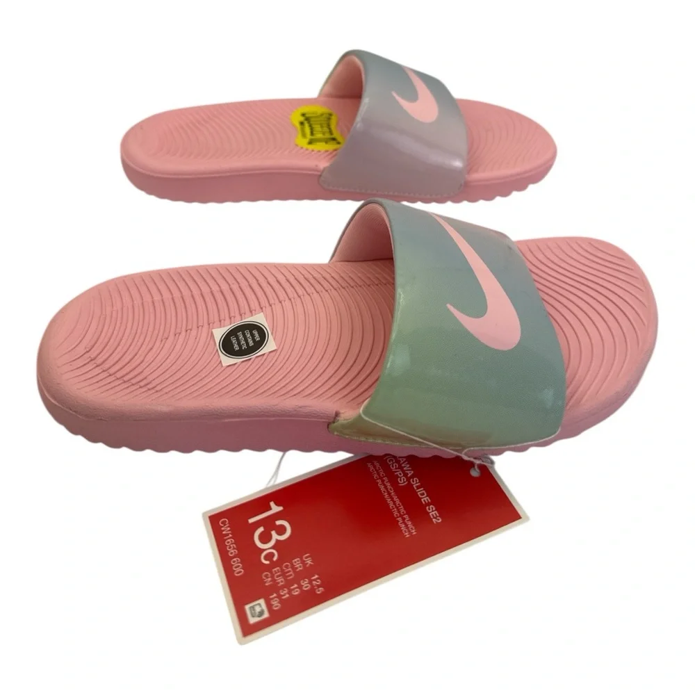 Nike Girls' Kid Kawa Move Sandal Sport Slides Athletic Lightweight Comfort Sz 13