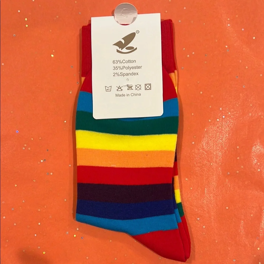 Colorful Striped‎ Rainbow Socks