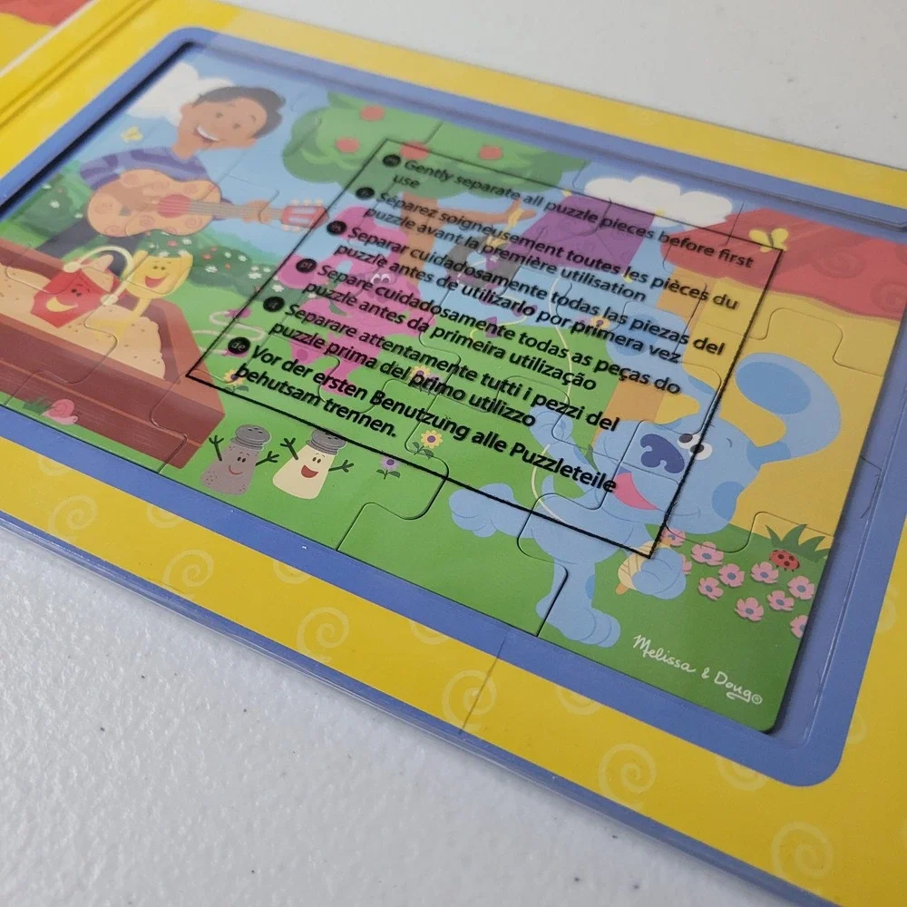 Melissa‎ Doug Blues Clues You 2 Magnetic Jigsaw Puzzles Travel Set Nickelodeon