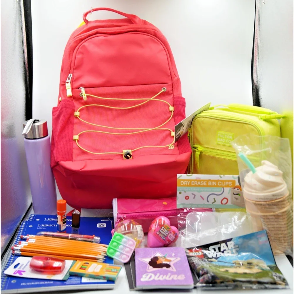 All in Motion Backpack School Supply Bundle w/ Lunchbox LEGO‎ Star Wars Kit