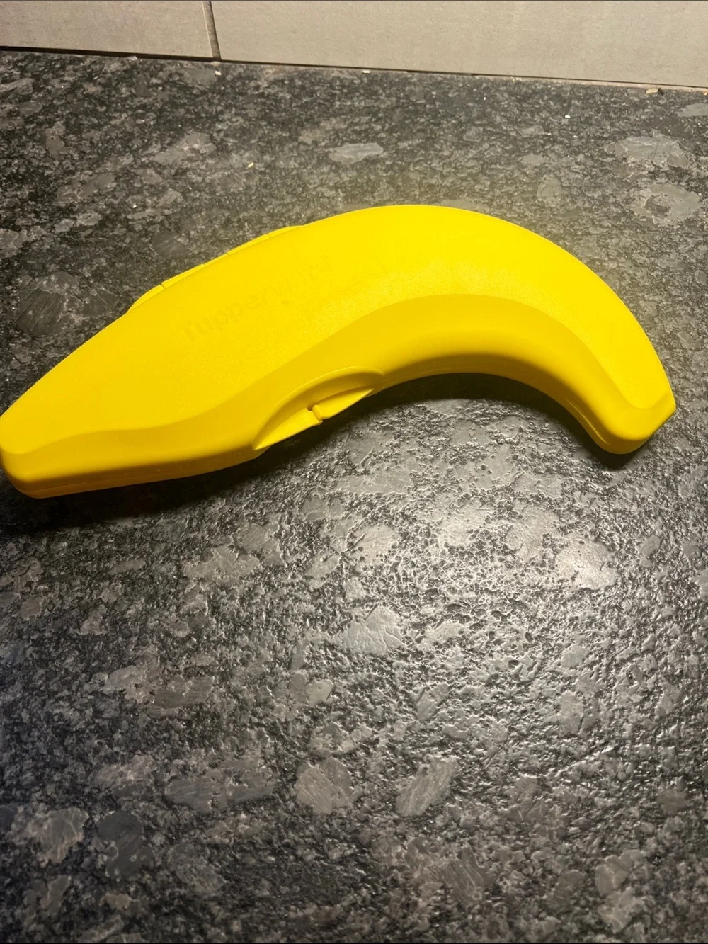 Tupperware Yellow Banana Keeper or snack container Like new
