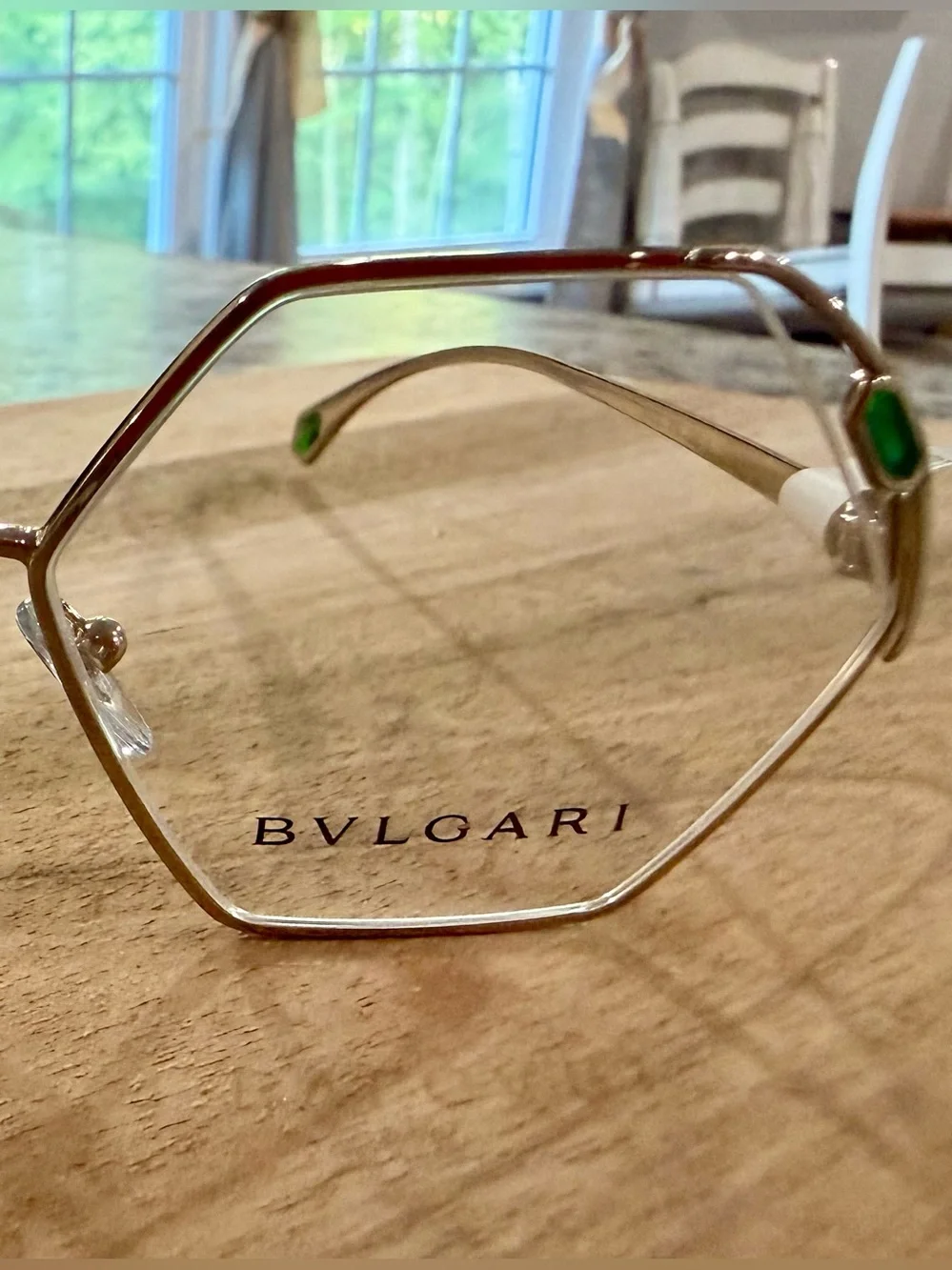BVLGARI subtle eyeglasses metal