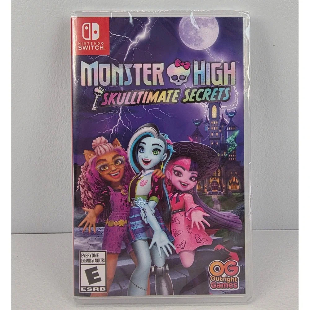 Monster High Skultimate‎ Secrets Nintendo Switch Game New Sealed