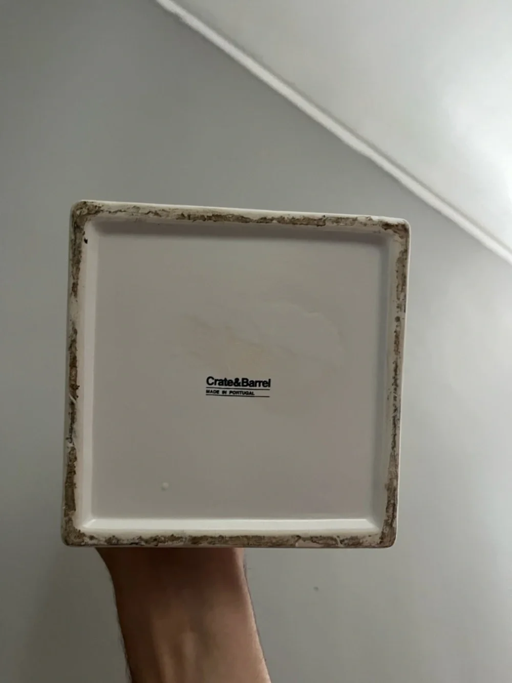 Crate&Barrel 25″h freezing glaze
