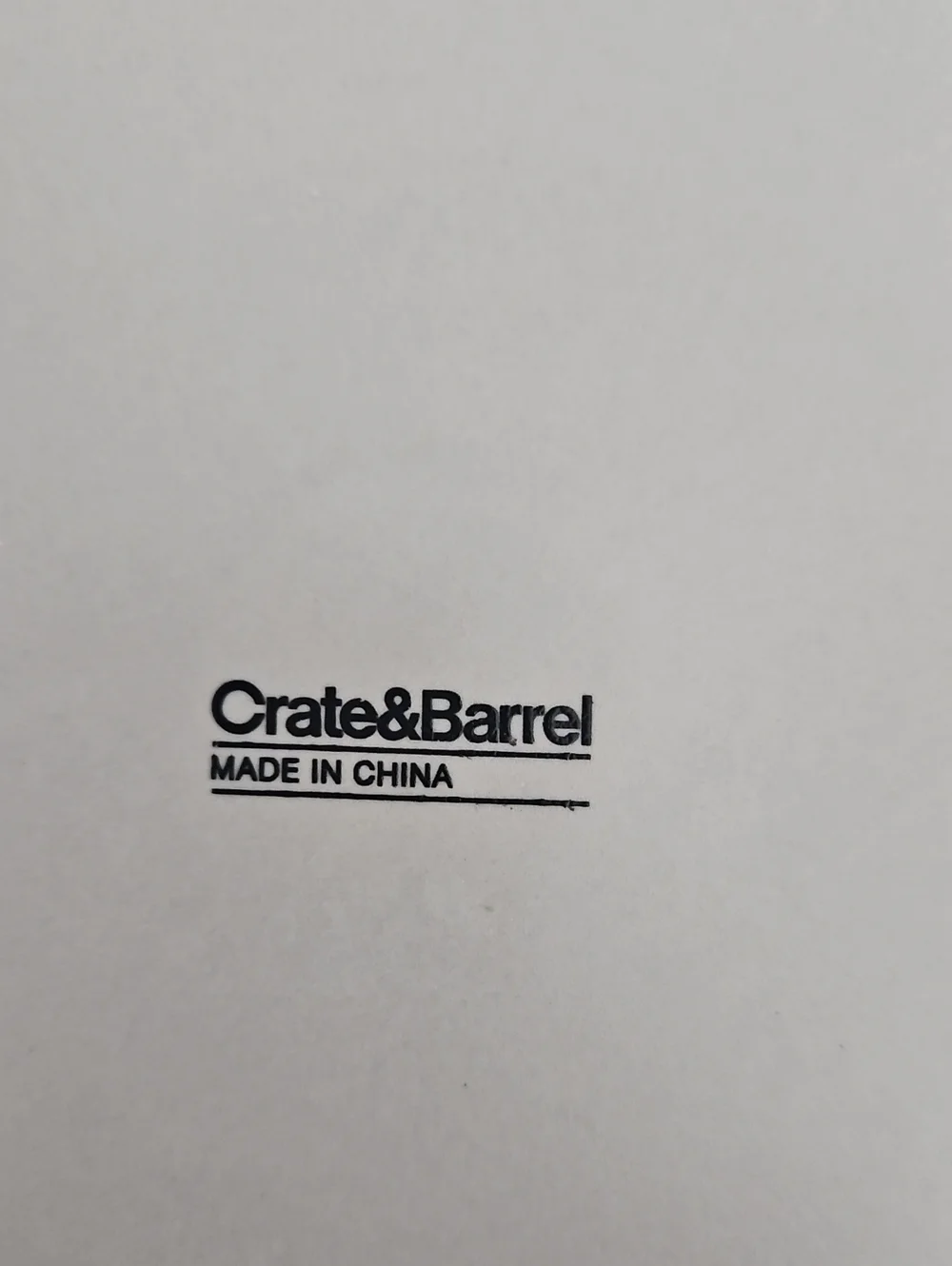 Crate&Barrel clean barrel use