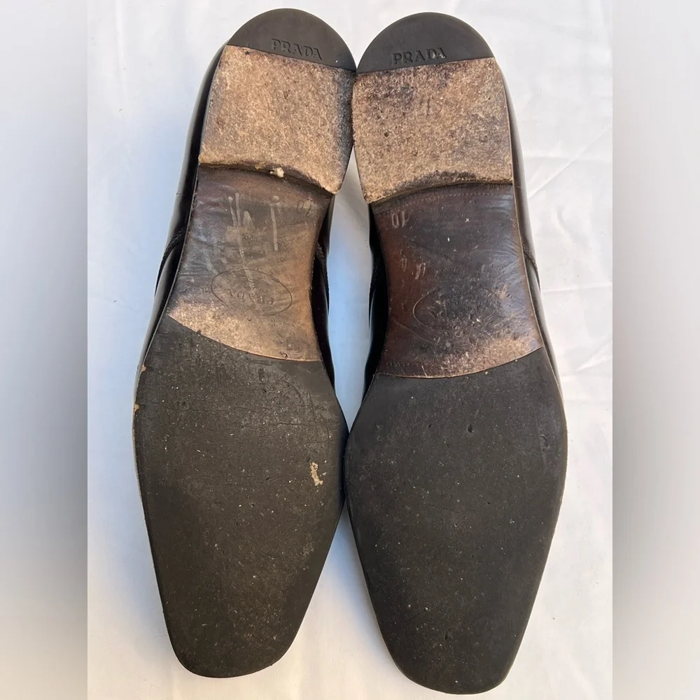 PRADA Leather Derby Shoes