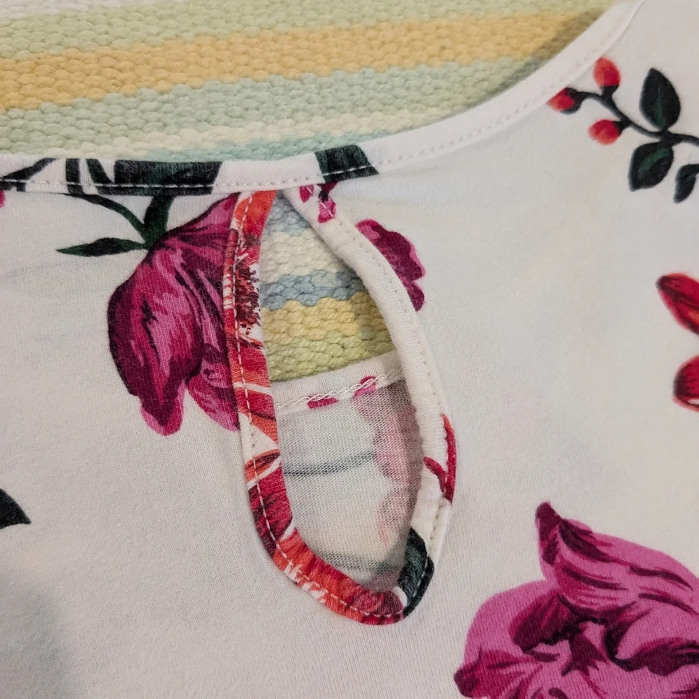 Old Navy floral print knit dress size Small 6/7