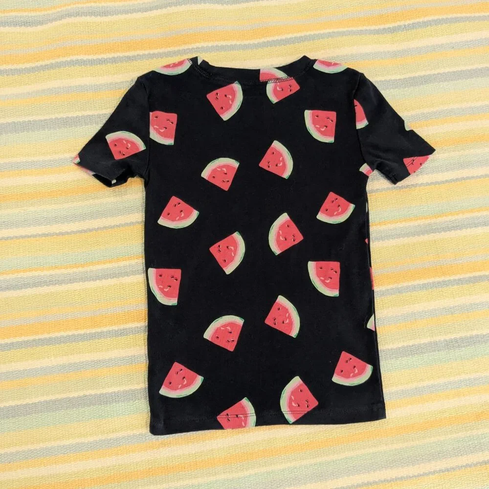 ⭐  Girls Old Navy Watermelon Print Pajamas Set Size 6