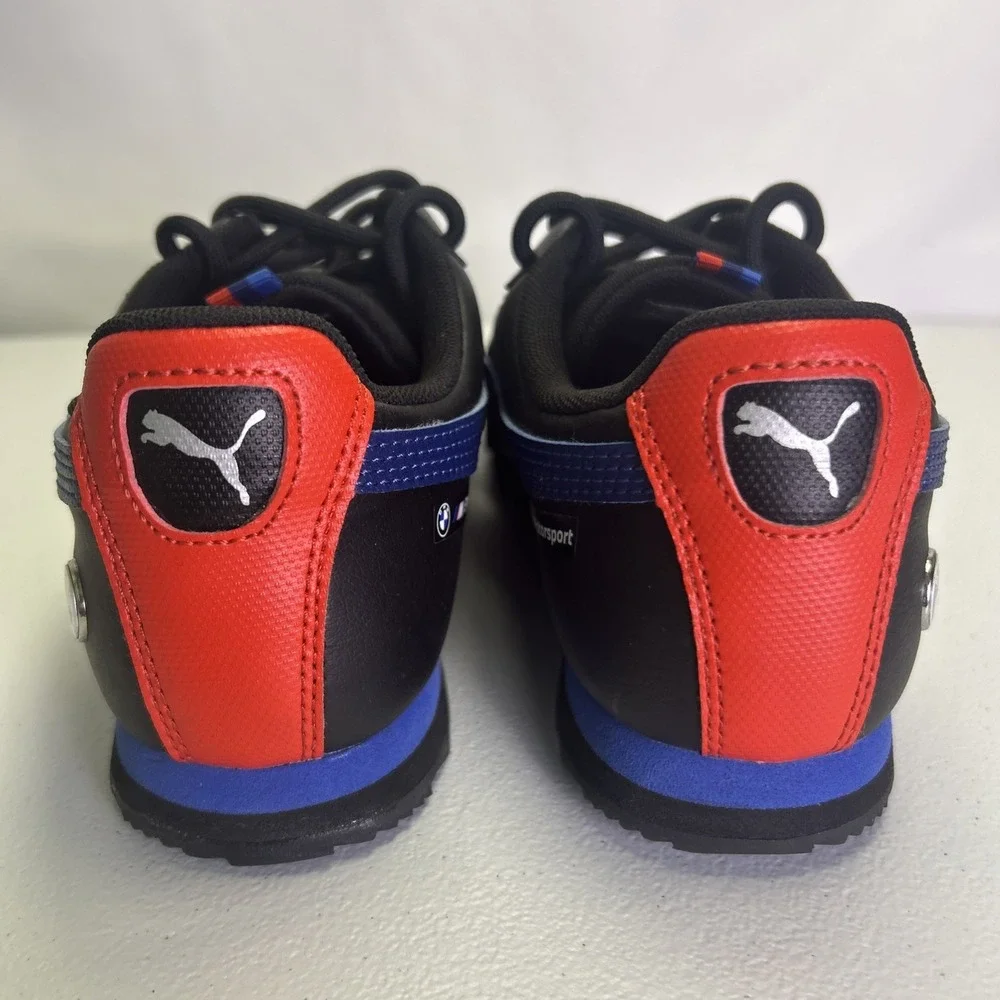 PUMA x BMW M Motorsport Roma Via Black Estate Blue 4.5C Youth Kids