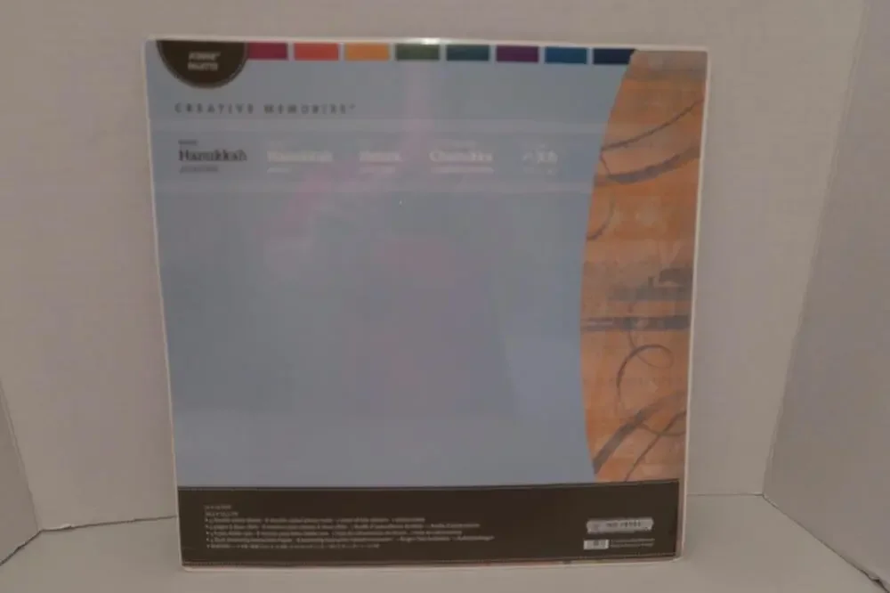 Creative Memories Jewel Hanukkah Additions 12x12 Paper Kit New -0916T5