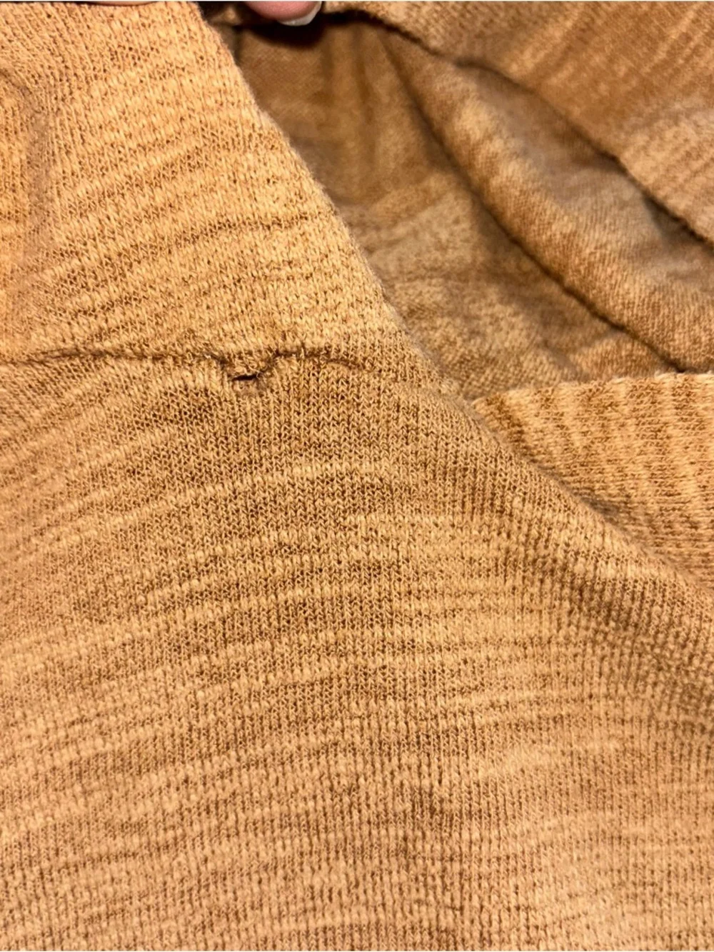 Old Navy Cropped Hoodie Tan Lightweight Size M 8