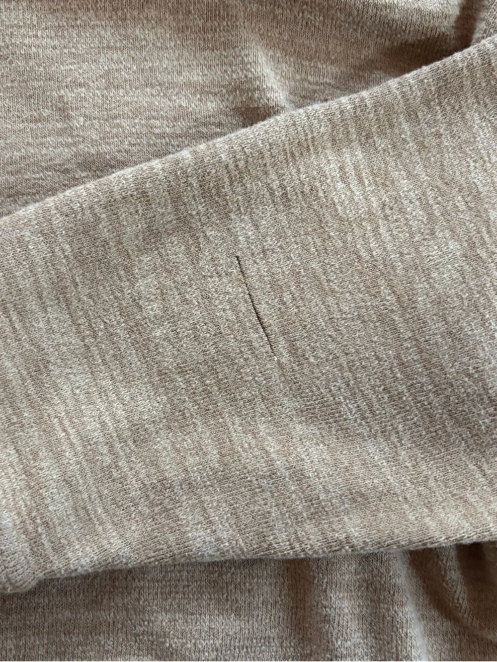 Old Navy Cropped Hoodie Tan Lightweight Size M 8