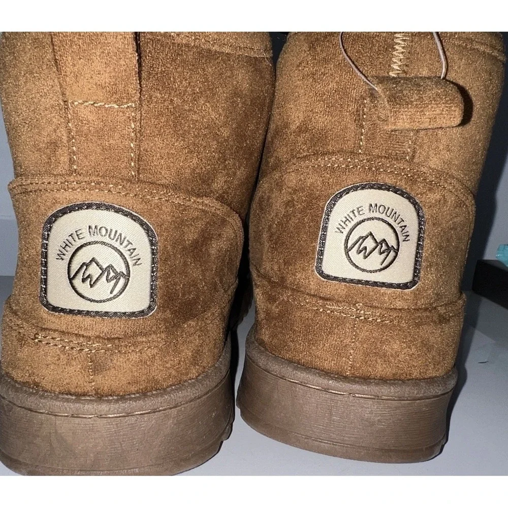 (b28/15))White Mountain Men's Brown Suede Boots Size 13